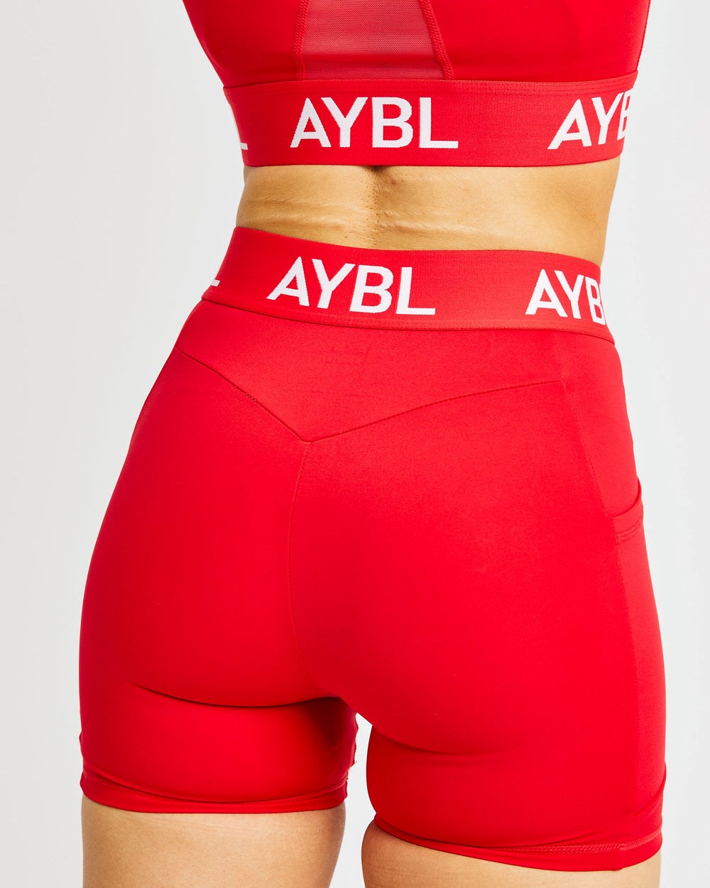 AYBL Tränings Shorts Röda | 8456-LCIRV