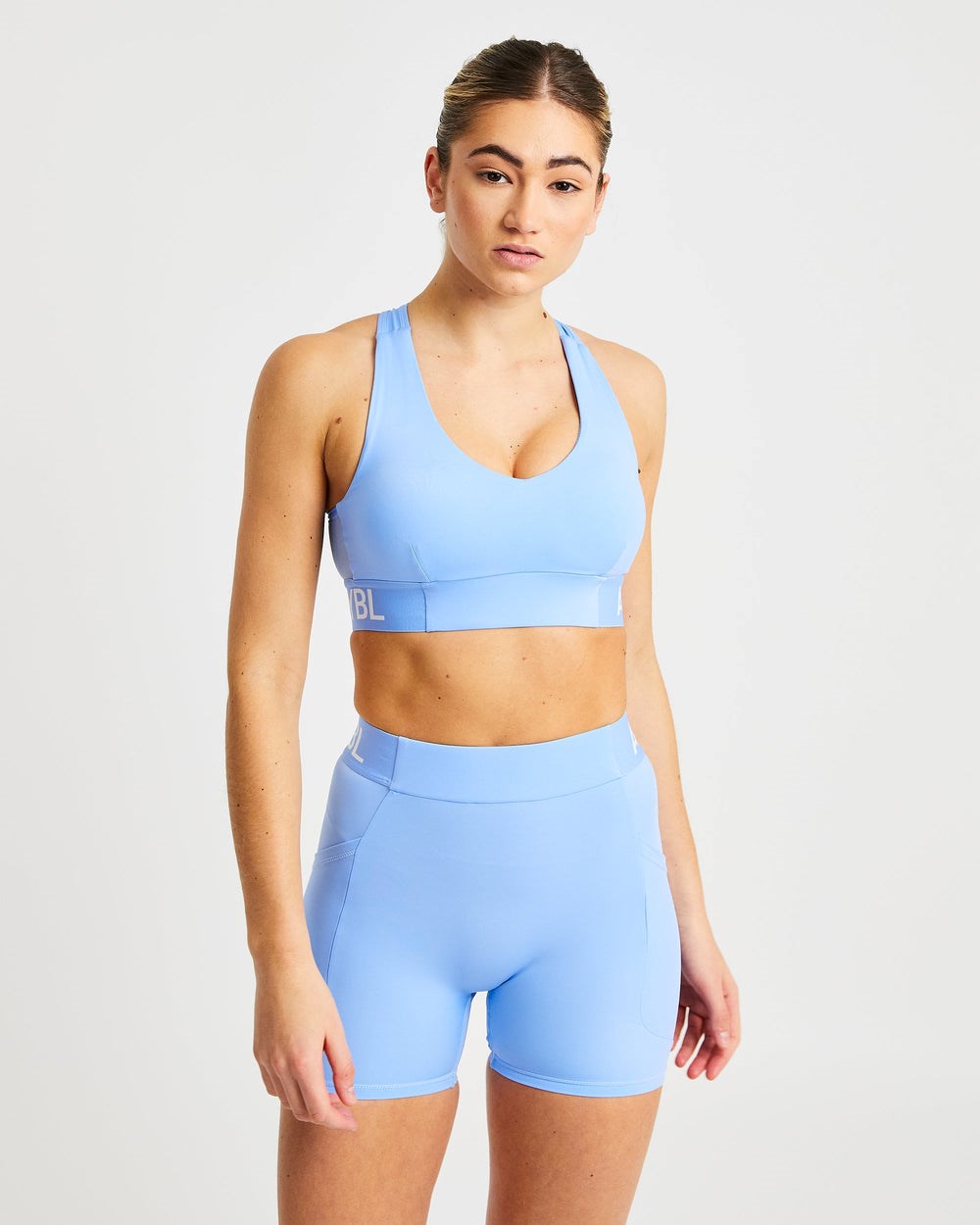 AYBL Tränings Sports Bra Blå | 4789-CPJMO