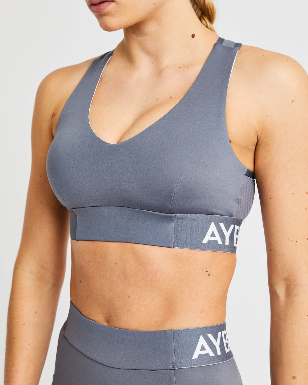 AYBL Tränings Sports Bra Grå | 5743-ECVPU