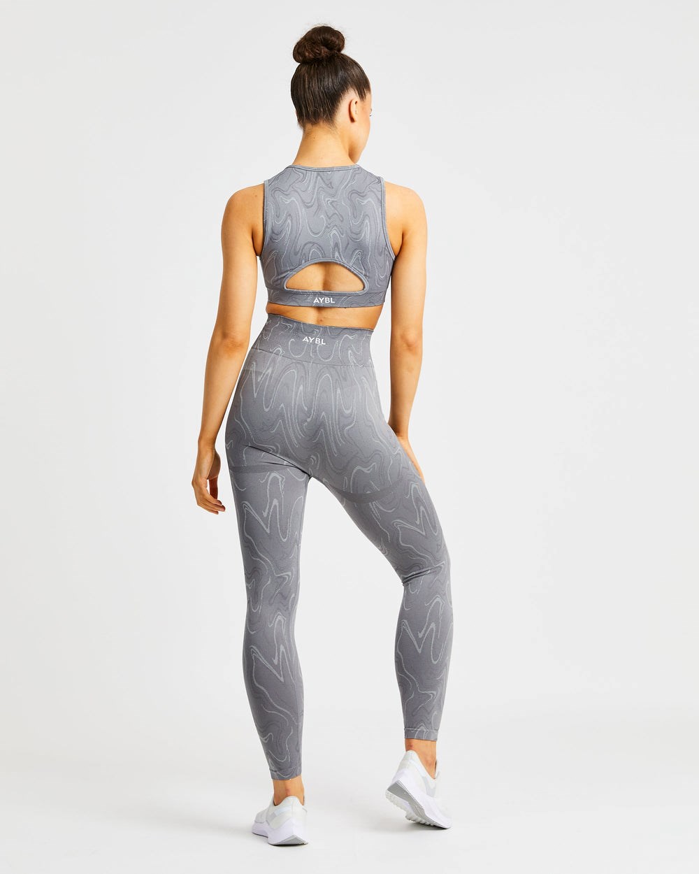 AYBL Velocity Seamless Crop Vest Grå | 3701-LBUPX