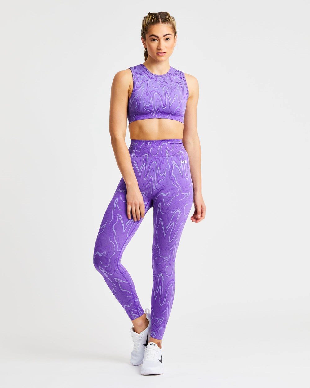 AYBL Velocity Seamless Crop Vest Lila | 0148-JAVCO