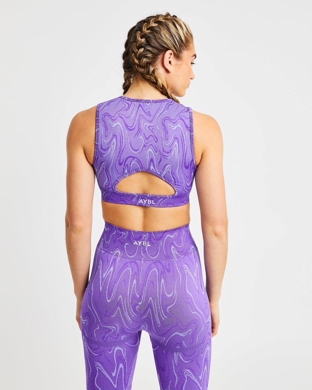 AYBL Velocity Seamless Crop Vest Lila | 2491-SCIBK