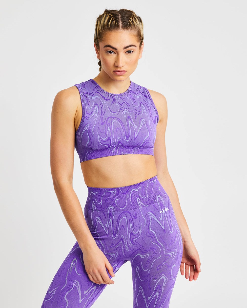 AYBL Velocity Seamless Crop Vest Lila | 2491-SCIBK