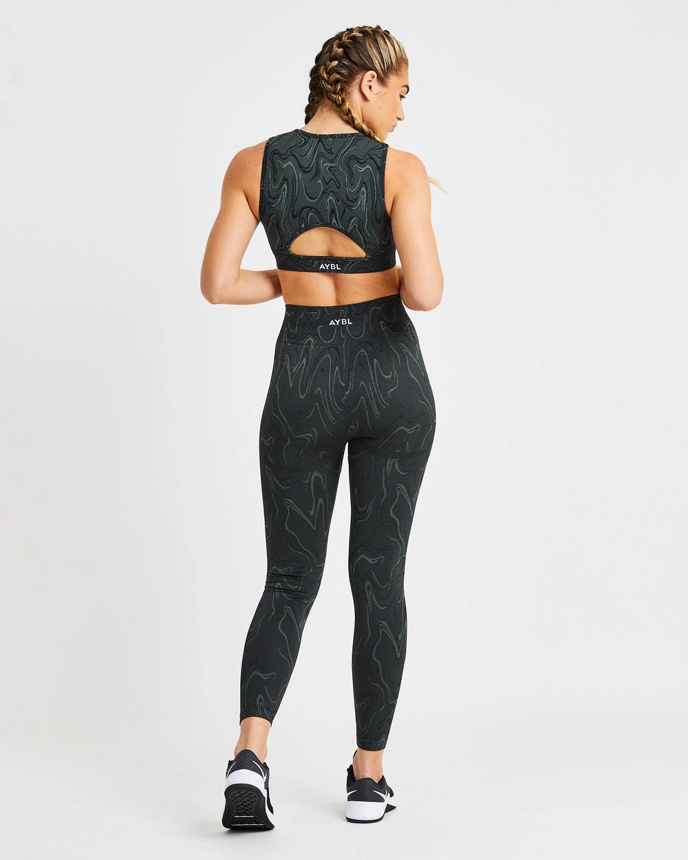 AYBL Velocity Seamless Crop Vest Svarta | 0527-RCOGD