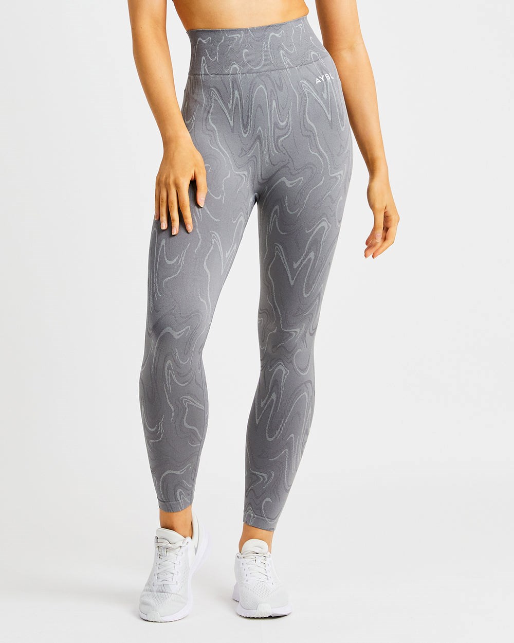 AYBL Velocity Seamless Leggings Grå | 1079-ZAJYS