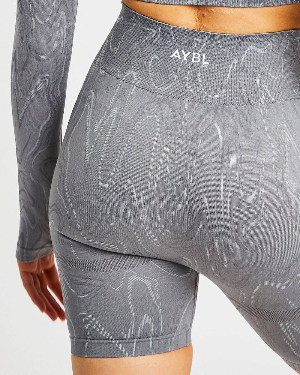 AYBL Velocity Seamless Shorts Grå | 7218-RLPON