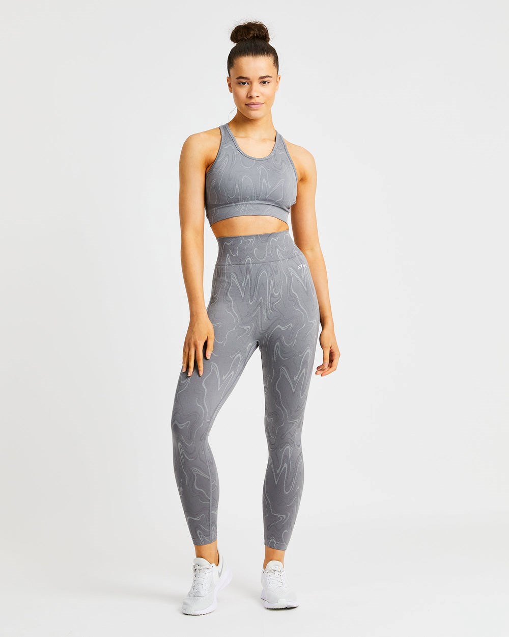 AYBL Velocity Seamless Sports Bra Grå | 3594-NRHFE