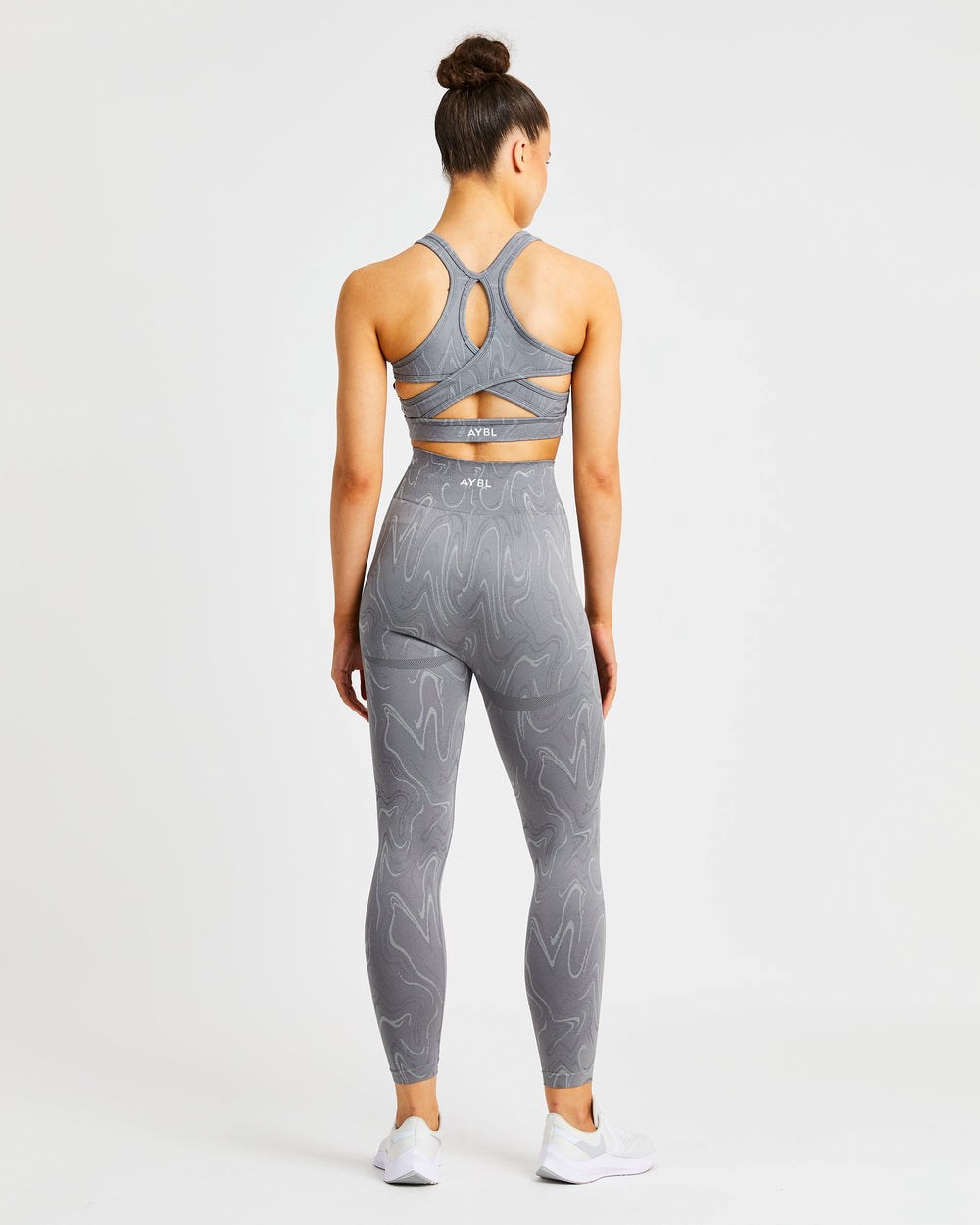 AYBL Velocity Seamless Sports Bra Grå | 3594-NRHFE