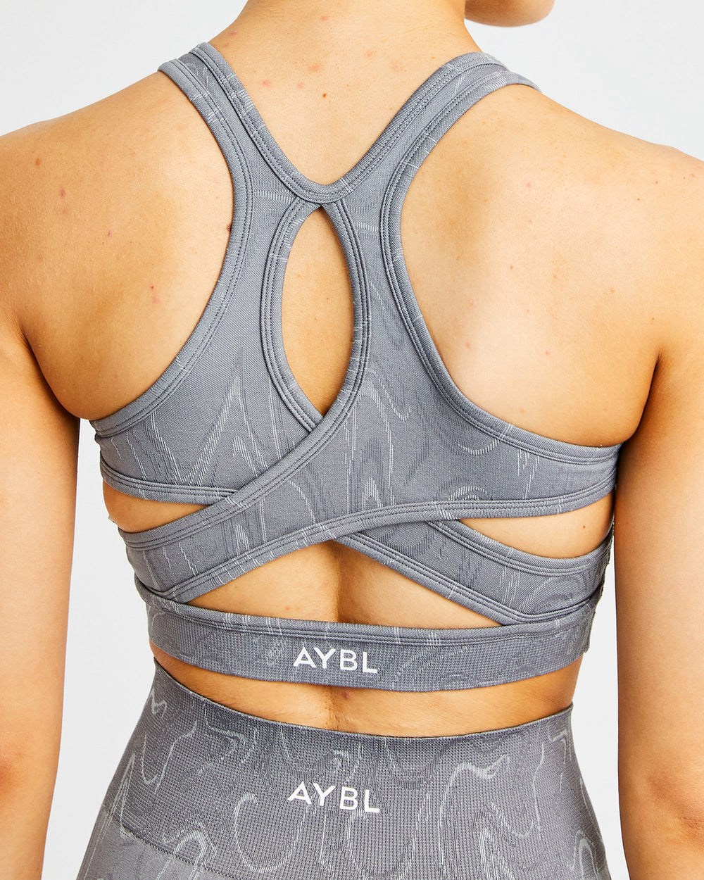 AYBL Velocity Seamless Sports Bra Grå | 3594-NRHFE