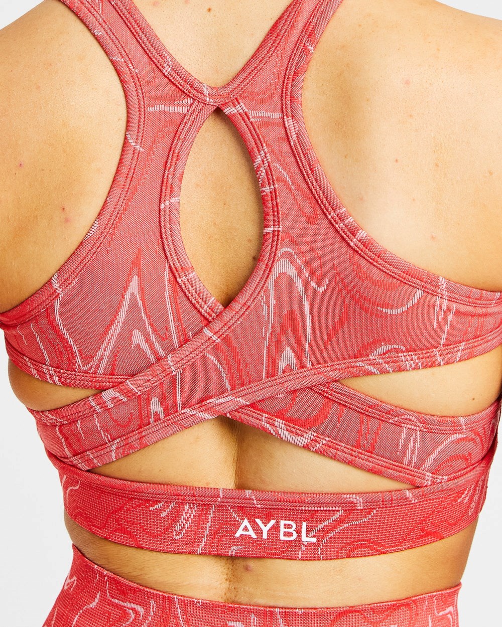 AYBL Velocity Seamless Sports Bra Korall | 2589-TVIEC