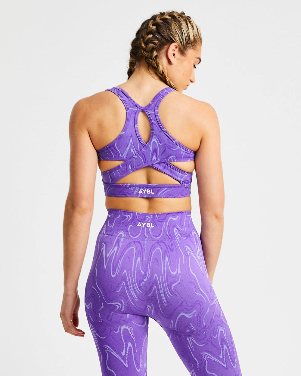 AYBL Velocity Seamless Sports Bra Lila | 9056-YFRUN