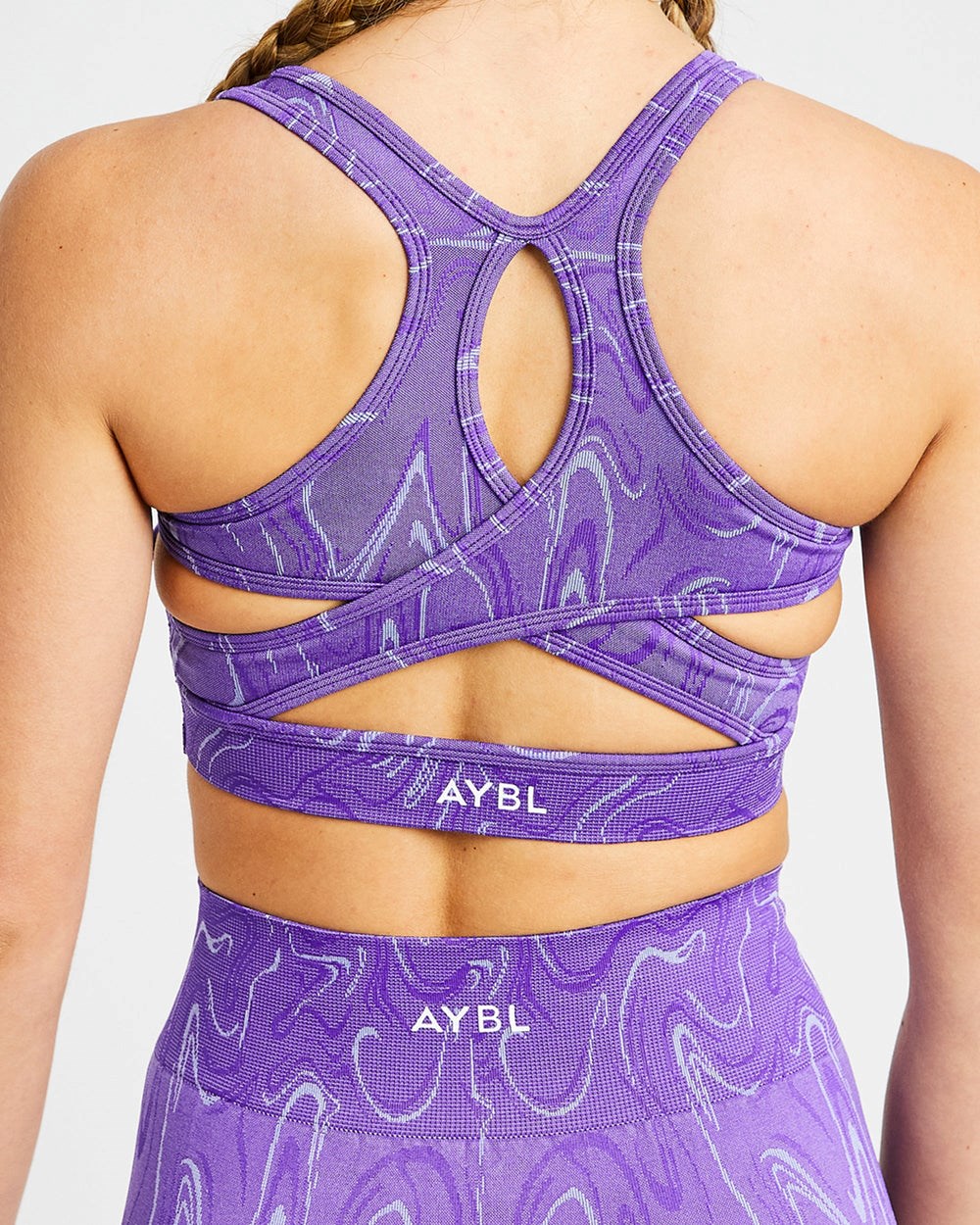 AYBL Velocity Seamless Sports Bra Lila | 9056-YFRUN