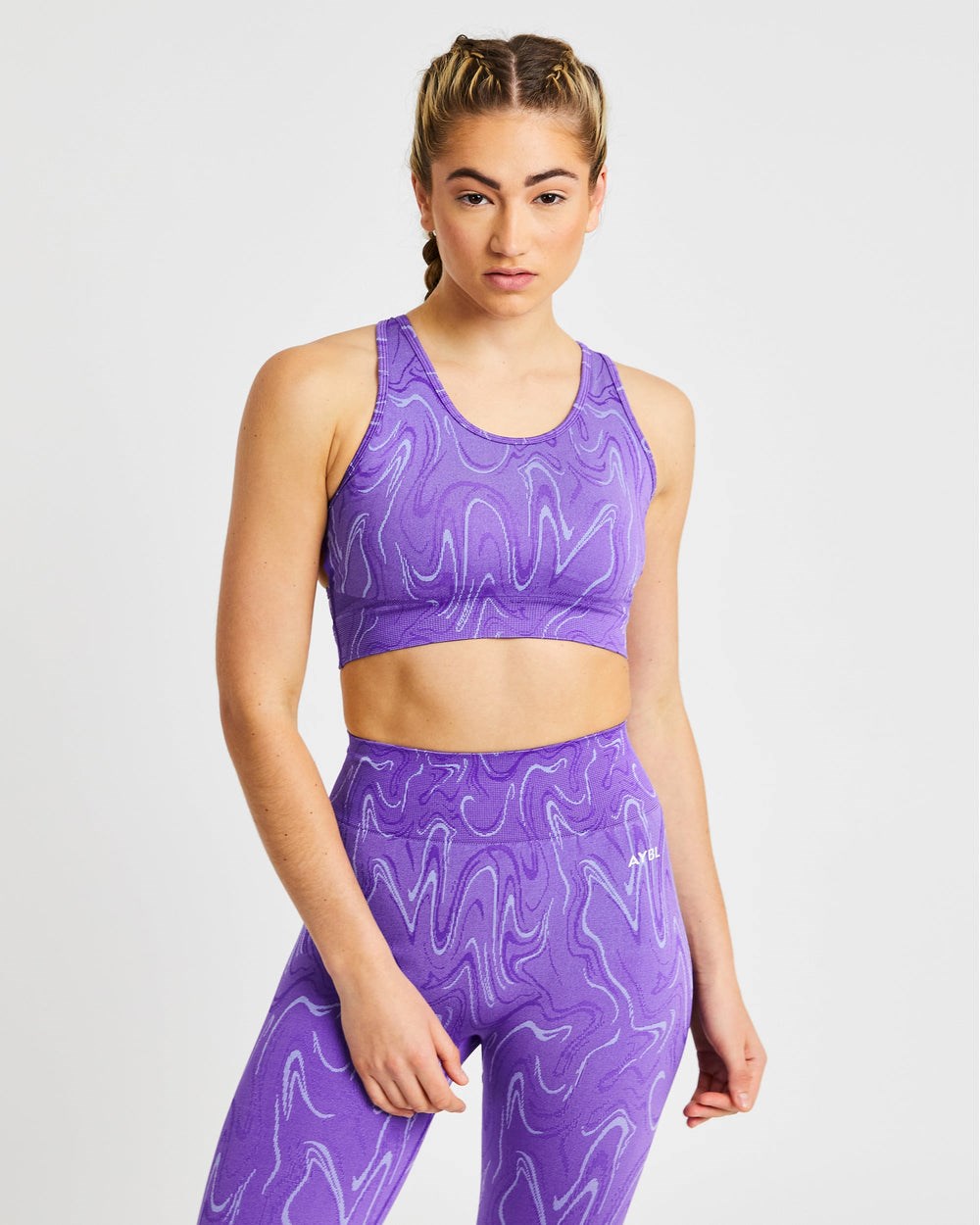 AYBL Velocity Seamless Sports Bra Lila | 9056-YFRUN