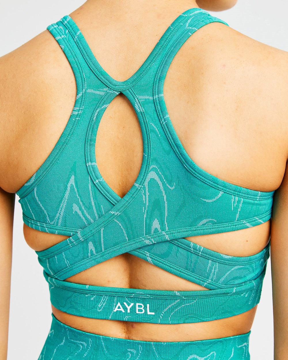 AYBL Velocity Seamless Sports Bra Turkos | 0924-DKXUP